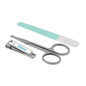 BabyOno 068-Cosmetic set: file, scissors and clippers - BabyOno
