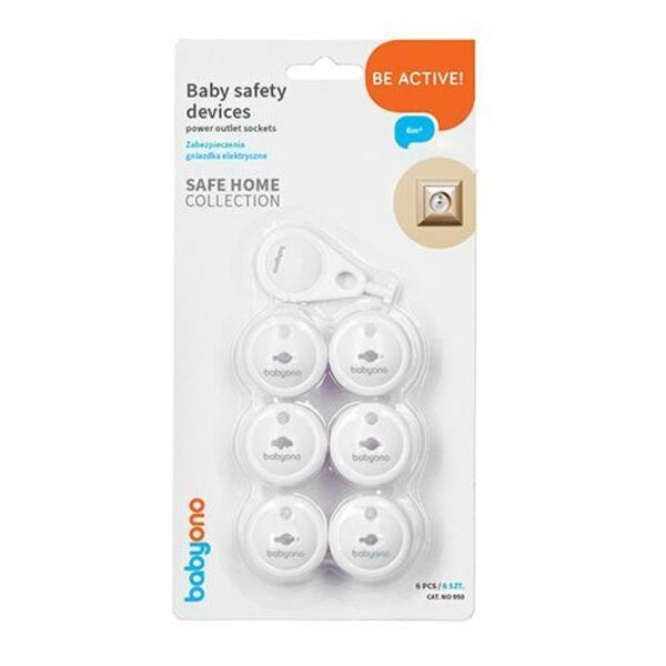 BabyOno 950 Protection for receptacles  (6 pcs.)  - BabyOno