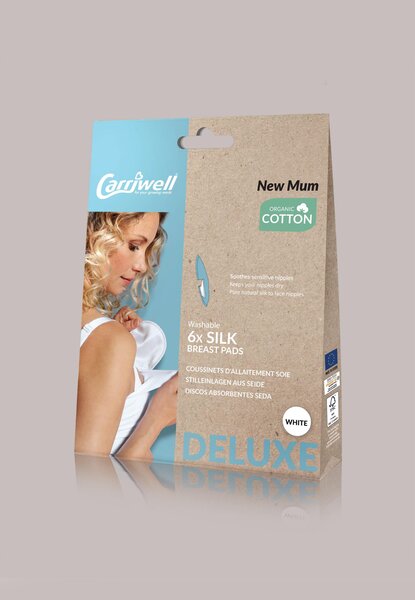 Carriwell Washable Breast Pads 6´ silk
 - Carriwell
