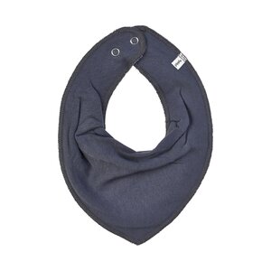 Pippi Scarf bib -dribble tight Grey melange - Liewood