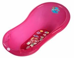 Okt Baby bath Dolphin with cork 84cm Pink - Doomoo