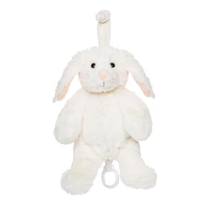 Teddykompaniet Soft toy with music 27cm, Rabbit Lollan - Teddykompaniet