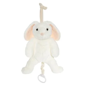 Teddykompaniet Soft toy with music 27cm, Rabbit Lollan - Teddykompaniet