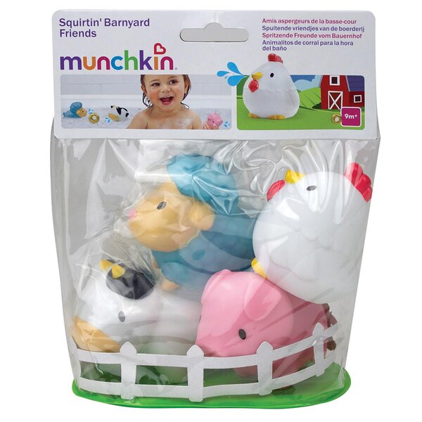 Munchkin Squirtin Barnyard Friends (4pack) - Munchkin