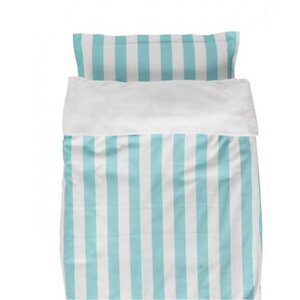 NG Baby Duvet Cover 100x130 Stripe Pink - Done by Deer