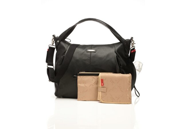 Storksak Catherine leather bag Black - Storksak