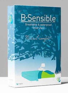 B.Sensible B.S. fitted sheet 180x200 White - B.Sensible