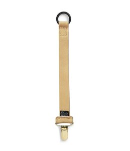 Elodie Details Pacifier clip Leather Nude Nude one size - BabyOno