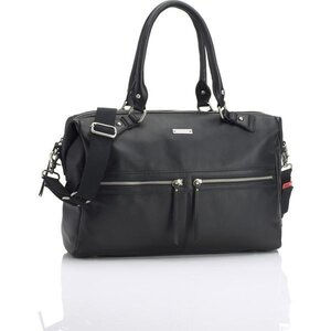 Storksak Caroline leather bag black - Elodie Details